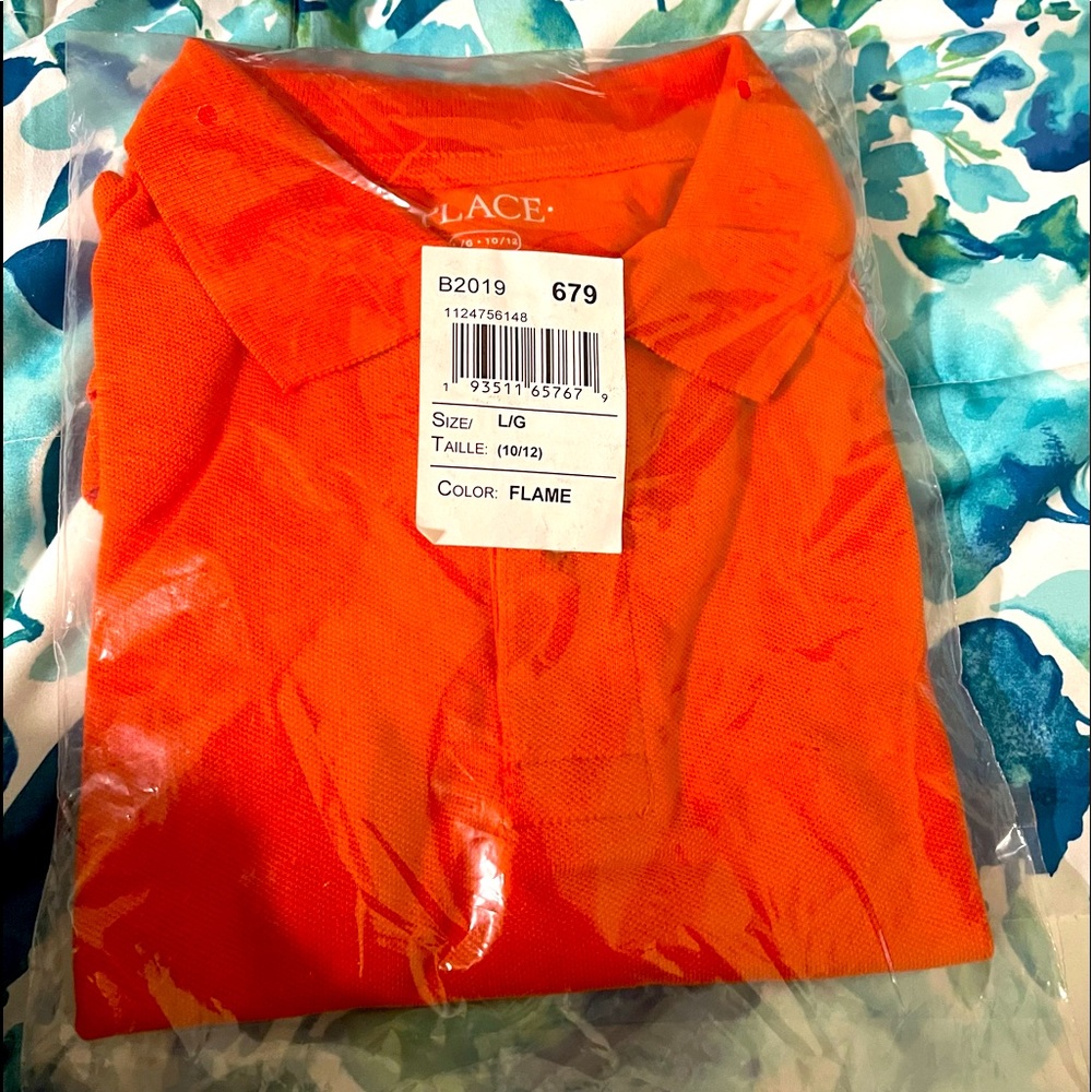 New children’s place polo shirts 10/12 boys size
